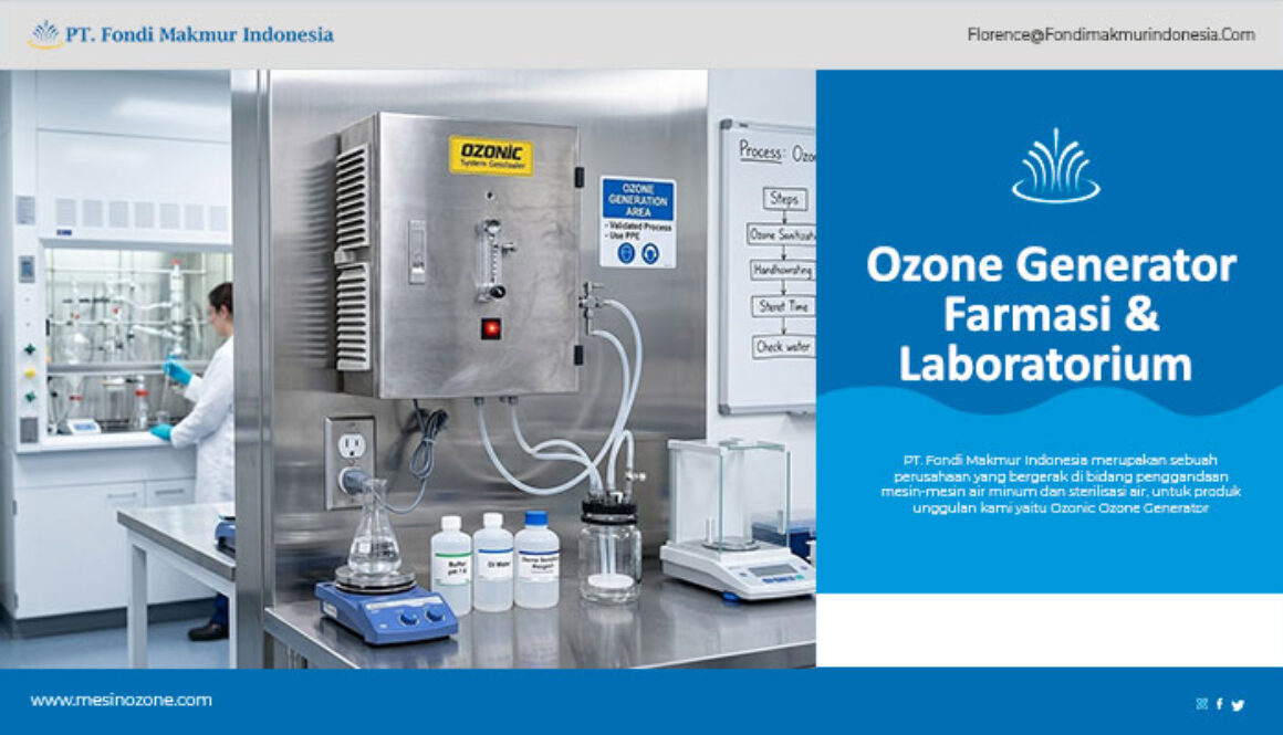 Ozone Generator untuk Farmasi & Laboratorium