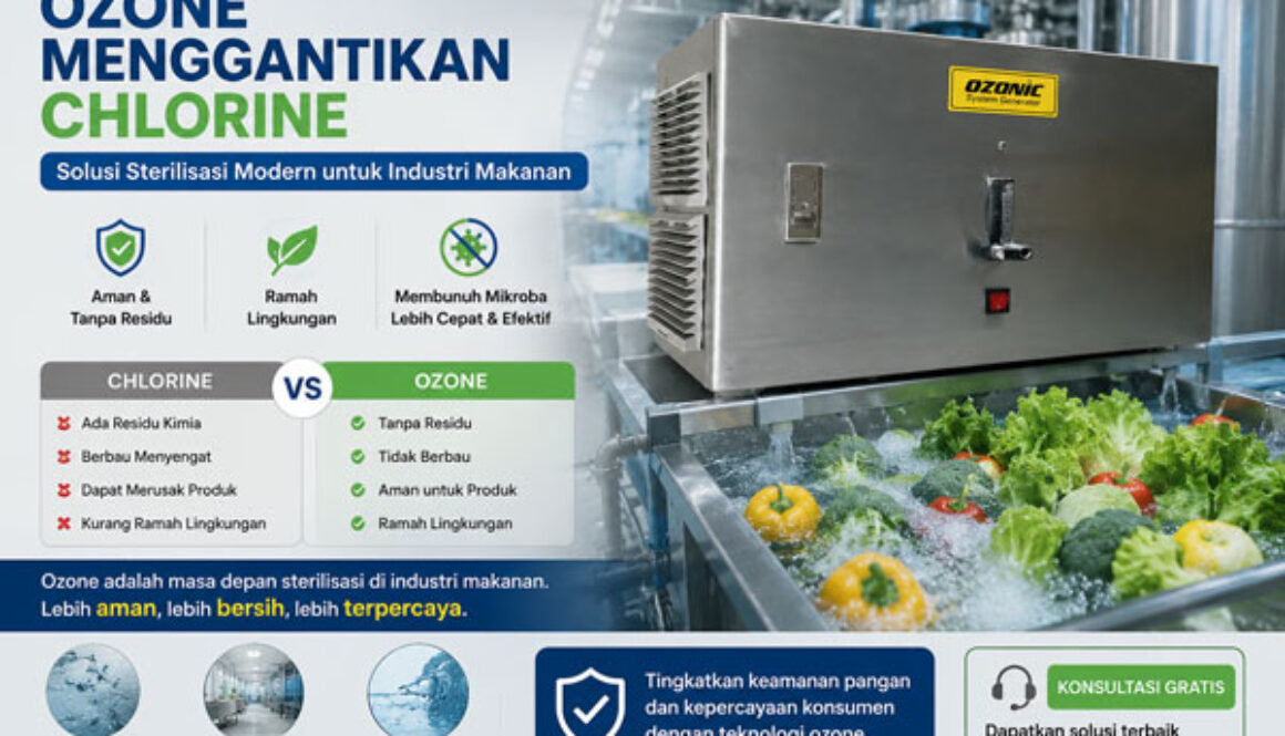 Ozone Gantikan Chlorine Industri Makanan